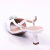 Catar - Scarpin Feminino Bico Fino Slingback Aplicação Branco - Not-Me Shoes - Fábrica Própria de Calçados Femininos