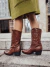 Catarina - Bota Feminina Texana Country Cano Médio Salto Grosso Caramelo - Not-Me Shoes - Fábrica Própria de Calçados Femininos