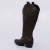 Celine - Bota Feminina Texana Cano Longo Bico Fino Marrom - Not-Me Shoes - Fábrica Própria de Calçados Femininos