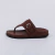 Chicago - Chinelo De Tiras Com Fivela Aplicação Marrom - Not-Me Shoes - Fábrica Própria de Calçados Femininos