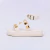 Cloe - Sandália Papete Feminina Flatform Aplicações Off-White na internet