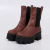 Coturno Feminino Chelsea Glam Marrom Santorine - comprar online
