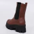 Coturno Feminino Chelsea Glam Marrom Santorine - Not-Me Shoes - Fábrica Própria de Calçados Femininos