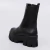 Coturno Feminino Chelsea Glam Preto Santorine - Not-Me Shoes - Fábrica Própria de Calçados Femininos