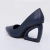 Dara - Scarpin Feminino Salto Geométrico Bico Fino Azul na internet