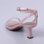Eudora - Sandália Not-me Verniz Bico Folha Salto Médio Rosa - Not-Me Shoes - Fábrica Própria de Calçados Femininos
