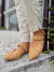 Mule Nude Bico Fino Tira Spike Tachas Recorte V Not-me Shoes