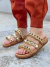Birken Papete Nude Tiras Correntaria Tachas Spike Not-me Shoes