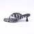 França - Tamanco Feminina Bico Quadrado Zebra - comprar online
