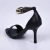Francis - Sandália Feminina Salto Alto Bico Folha Preto - Not-Me Shoes - Fábrica Própria de Calçados Femininos