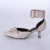 Iana - Scarpin Feminino Fivela Bico Fino Salto Baixo Cinza na internet
