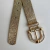 Ibiza - Cinto Feminino Casual Fivela Redonda Brilho Dourado - comprar online