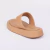 Isis - Chinelo Feminino Flatform Tiras de Dedo Nude Palha - Not-Me Shoes - Fábrica Própria de Calçados Femininos