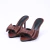 Itália - Mule Feminino Aplicação Em Laço Bico Fino Marrom - comprar online