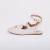 Justine - Mule Feminino Bico Quadrado Aplicações Fivela Off-White na internet