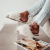 Kely - Rasteira Feminina Pelo Off-White - loja online