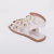 Lia - Sandália Rasteira Feminina Tachas Aplicações Off White - Not-Me Shoes - Fábrica Própria de Calçados Femininos