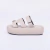 Luma - Flatform Feminino Com Velcro Cinza - comprar online