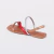 Maísa - Sandália Feminina Rasteira Bico Quadrado Tira Bronze - Not-Me Shoes - Fábrica Própria de Calçados Femininos