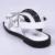 Mila - Sandália Not-me Rasteira Branca - Not-Me Shoes - Fábrica Própria de Calçados Femininos