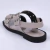 Mila - Sandália Not-me Rasteira Cinza - Not-Me Shoes - Fábrica Própria de Calçados Femininos