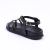 Milan - Sandália Papete Feminina Anatômica Com Aplicação Preta - Not-Me Shoes - Fábrica Própria de Calçados Femininos