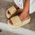 Mônaco - Chinelo Feminino Flatform Com Aplicação Palha