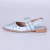 Nanda - Slingback Feminina Bico Fino Aplicação Fivela Azul na internet