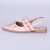 Nanda - Slingback Feminina Bico Fino Aplicação Fivela Rosa na internet