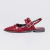 Imagem do Nanda - Mule Slingback Feminino Bico Fino Aplicações Vermelho Marsala