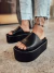 Natasha - Tamanco Plataforma Flatform Preto - Not-Me Shoes - Fábrica Própria de Calçados Femininos
