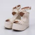 Nolita - Tamanco Feminino com Fivela de Camurça Off-White - comprar online
