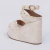 Nolita - Tamanco Feminino com Fivela de Camurça Off-White na internet