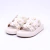 Odessa - Flatform Feminina Com Aplicações Nas Tiras Off-White - comprar online