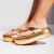 Pandora - Chinelo Feminino Plataforma Dourado
