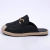 Pequim - Mule Feminino Bico Redondo Aplicação em Fivela Preto - comprar online