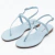 Sun - Sandália Rasteira Feminina Fivela Azul Claro na internet