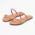 Bless - Rasteira Feminina De Tiras Blush Marrom - comprar online