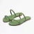 Bless - Rasteira Feminina De Tiras Oliva - comprar online