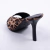 Roma - Mule Feminino Bico Fino de Tira Onça - Not-Me Shoes - Fábrica Própria de Calçados Femininos