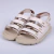 Ruth - Sandália Papete Not-me Anatômica Velcro Off-White - comprar online
