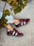 Senna - Tênis Feminino Cadarço Camurça Vermelho Marsala