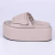 Sofi - Tamanco Flatform Feminino Velcro Cinza - comprar online