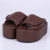 Sofi - Tamanco Flatform Feminino Velcro Marrom