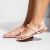 Sun - Sandália Rasteira Feminina Fivela Nude - comprar online