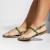Sun - Sandália Rasteira Feminina Fivela Oliva - comprar online
