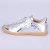 Suzan - Tênis Feminino Cadarço Prata - comprar online