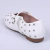Tati - Sapatilha Feminina Bico Redondo Brilho Branca - Not-Me Shoes - Fábrica Própria de Calçados Femininos
