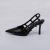 Tessa - Scarpin Feminino Fivela Abertura Lateral Preto na internet