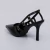 Tessa - Scarpin Feminino Fivela Abertura Lateral Preto - Not-Me Shoes - Fábrica Própria de Calçados Femininos